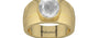 Ashtadhatu Ceylon White Sapphire Ring Limited Quality (R1)