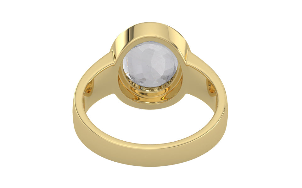 Ashtadhatu Ceylon White Sapphire Ring Limited Quality (R3)