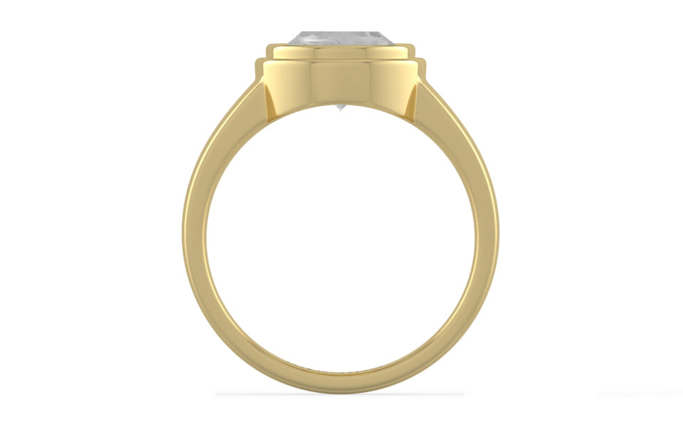 Ashtadhatu Ceylon White Sapphire Ring Limited Quality (R3)