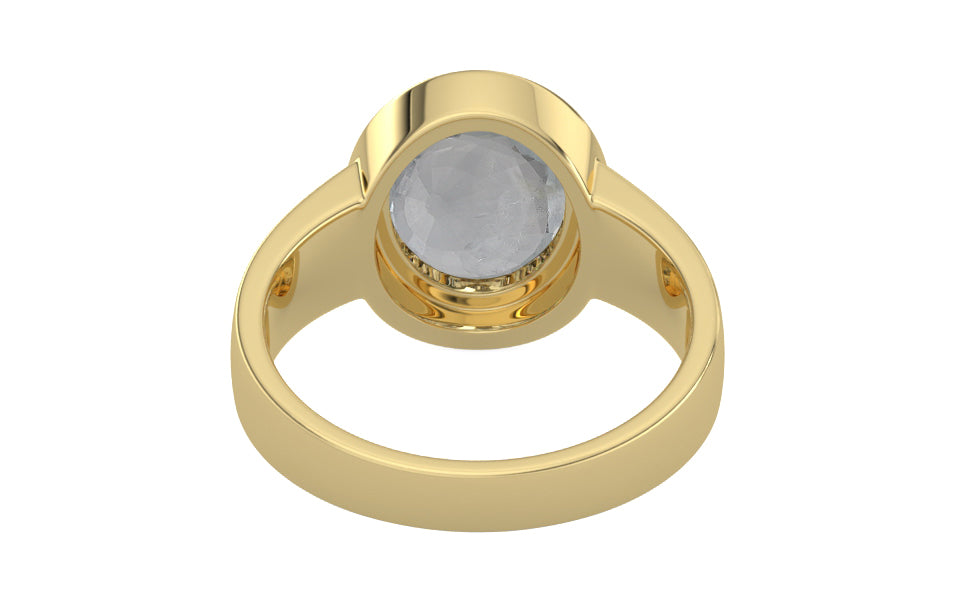 Ashtadhatu Ceylon White Sapphire Ring Prime Quality (R3)