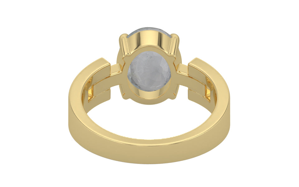 Ashtadhatu Ceylon White Sapphire Ring Prime Quality (R8)