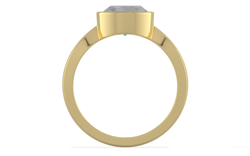 Ashtadhatu Ceylon White Sapphire Ring Prime Quality (R9)