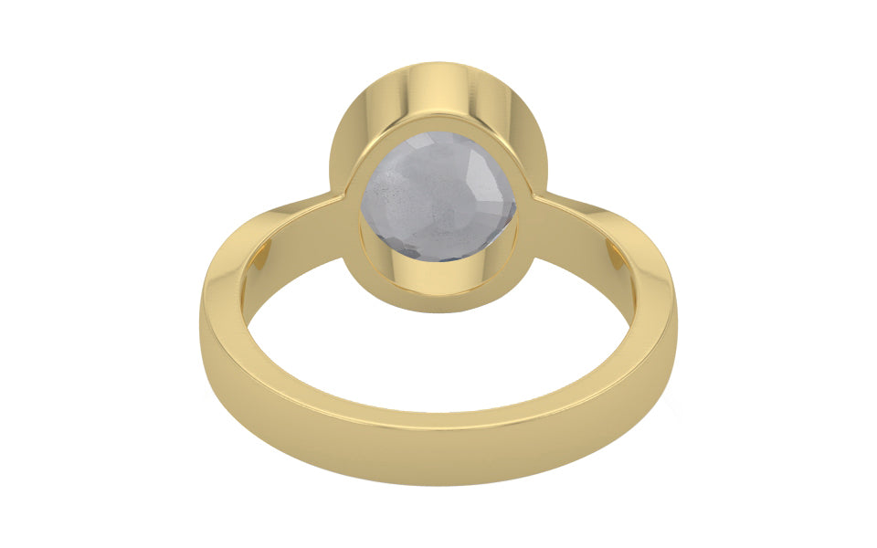 Ashtadhatu Ceylon White Sapphire Ring Prime Quality (R9)