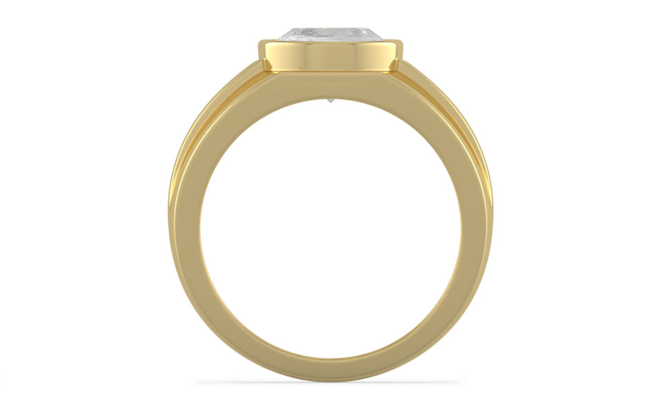 Ashtadhatu Ceylon White Sapphire Ring Rare Quality (R1)