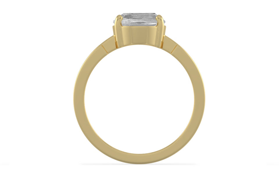 Ashtadhatu Ceylon White Sapphire Ring Rare Quality (R8)