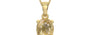 Ashtadhatu Ceylon Yellow Sapphire Pendant Fine Quality (P10)