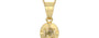 Ashtadhatu Ceylon Yellow Sapphire Pendant Fine Quality (P11)