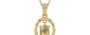 Ashtadhatu Ceylon Yellow Sapphire Pendant Fine Quality (P2)