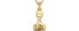 Ashtadhatu Ceylon Yellow Sapphire Pendant Fine Quality (P6)