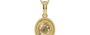 Ashtadhatu Ceylon Yellow Sapphire Pendant Fine Quality (P7)