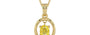 Ashtadhatu Ceylon Yellow Sapphire Pendant Limited Quality (P2)