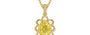 Ashtadhatu Ceylon Yellow Sapphire Pendant Limited Quality (P3)