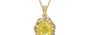 Ashtadhatu Ceylon Yellow Sapphire Pendant Limited Quality (P5)