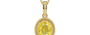Ashtadhatu Ceylon Yellow Sapphire Pendant Limited Quality (P7)