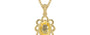 Ashtadhatu Ceylon Yellow Sapphire Pendant Prime Quality (P3)