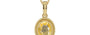 Ashtadhatu Ceylon Yellow Sapphire Pendant Prime Quality (P7)