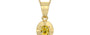Ashtadhatu Ceylon Yellow Sapphire Pendant Rare Quality (P11)