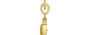 Ashtadhatu Ceylon Yellow Sapphire Pendant Limited Quality (P2)