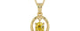 Ashtadhatu Ceylon Yellow Sapphire Pendant Rare Quality (P2)