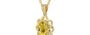 Ashtadhatu Ceylon Yellow Sapphire Pendant Rare Quality (P3)