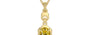 Ashtadhatu Ceylon Yellow Sapphire Pendant Rare Quality (P6)