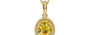 Ashtadhatu Ceylon Yellow Sapphire Pendant Rare Quality (P7)