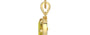 Ashtadhatu Ceylon Yellow Sapphire Pendant Rare Quality (P8)