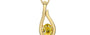 Ashtadhatu Ceylon Yellow Sapphire Pendant Rare Quality (P9)