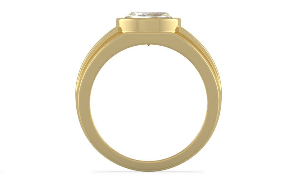 Ashtadhatu Ceylon Yellow Sapphire Ring Fine Quality (R1)