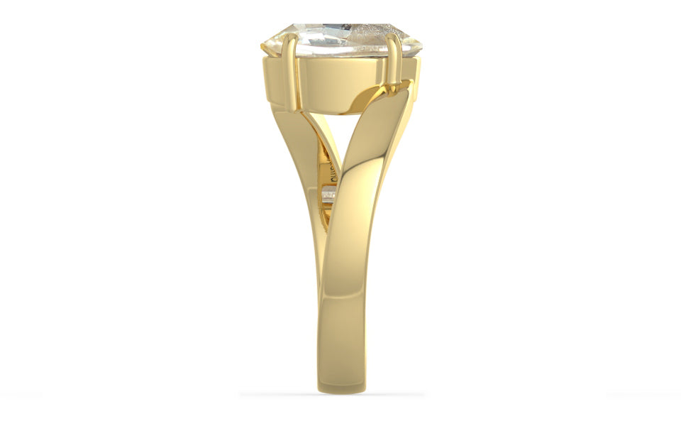 Ashtadhatu Ceylon Yellow Sapphire Ring Fine Quality (R2)