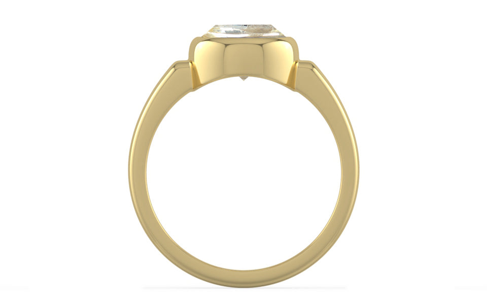 Ashtadhatu Ceylon Yellow Sapphire Ring Fine Quality (R6)