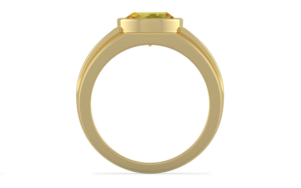 Ashtadhatu Ceylon Yellow Sapphire Ring Limited Quality (R1)