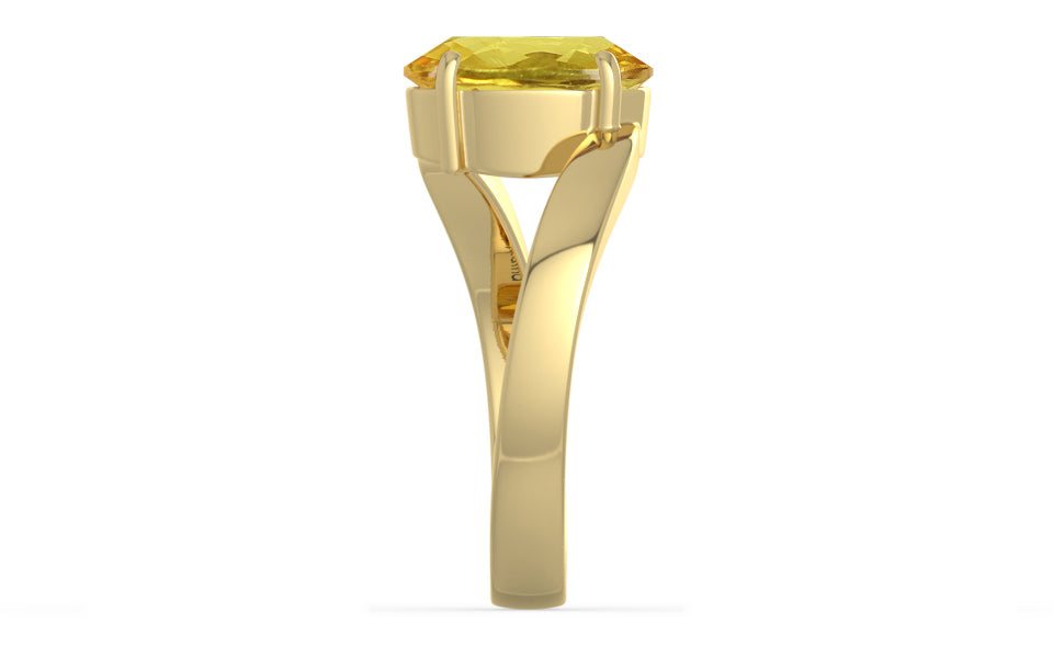 Ashtadhatu Ceylon Yellow Sapphire Ring Limited Quality (R2)