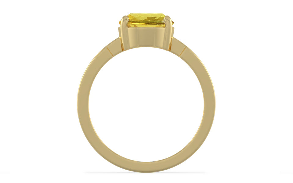 Ashtadhatu Ceylon Yellow Sapphire Ring Limited Quality (R8)