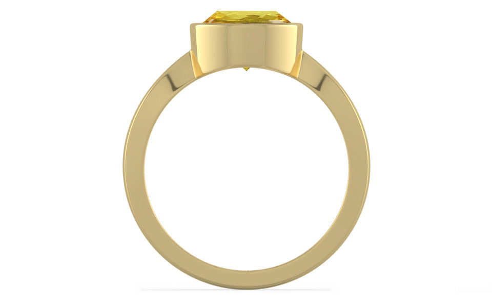 Ashtadhatu Ceylon Yellow Sapphire Ring Limited Quality (R9)