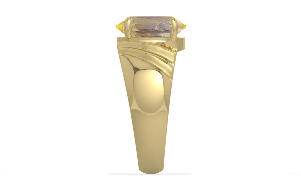 Ashtadhatu Ceylon Yellow Sapphire Ring Prime Quality (R4)