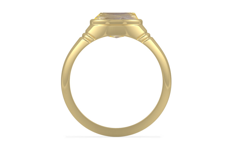 Ashtadhatu Ceylon Yellow Sapphire Ring Prime Quality (R7)