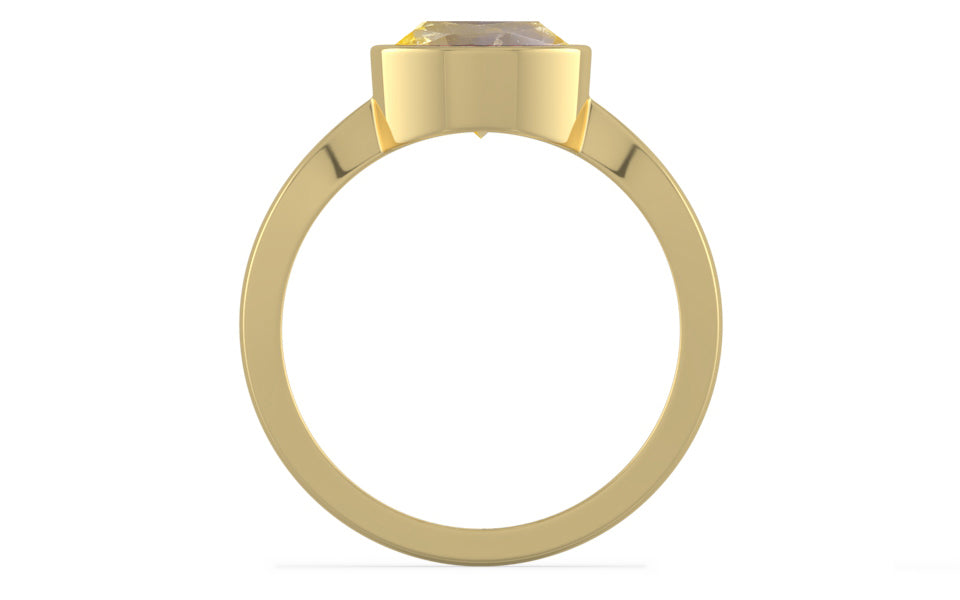 Ashtadhatu Ceylon Yellow Sapphire Ring Prime Quality (R9)