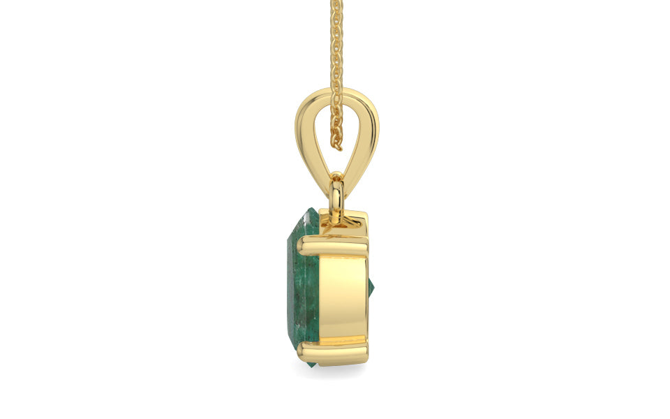 Ashtadhatu Emerald Pendant Fine Quality (P10)
