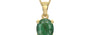 Ashtadhatu Emerald Pendant Fine Quality (P10)