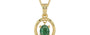 Ashtadhatu Emerald Pendant Fine Quality (P2)