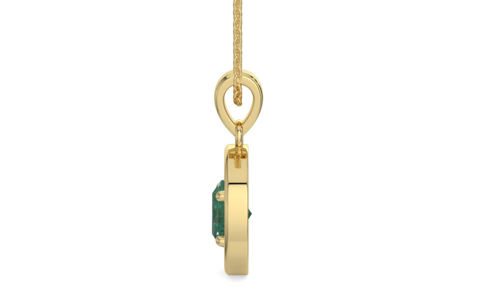Ashtadhatu Emerald Pendant Fine Quality (P2)