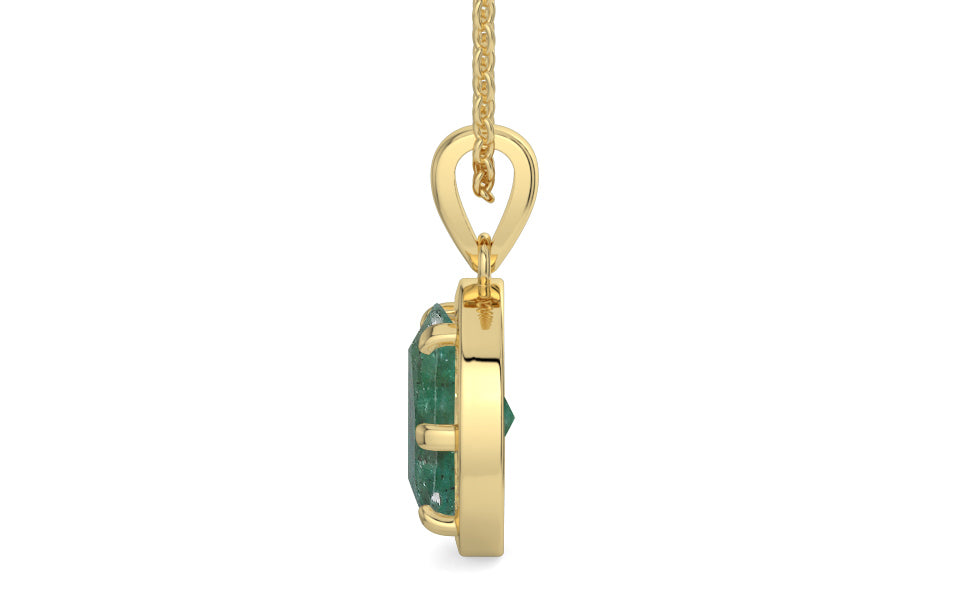 Ashtadhatu Emerald Pendant Fine Quality (P8)