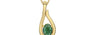 Ashtadhatu Emerald Pendant Fine Quality (P9)