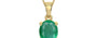 Ashtadhatu Emerald Pendant Limited Quality (P10)