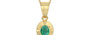 Ashtadhatu Emerald Pendant Limited Quality (P11)