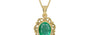 Ashtadhatu Emerald Pendant Limited Quality (P5)