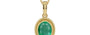 Ashtadhatu Emerald Pendant Limited Quality (P7)