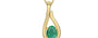 Ashtadhatu Emerald Pendant Limited Quality (P9)