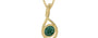 Ashtadhatu Emerald Pendant Prime Quality (P1)